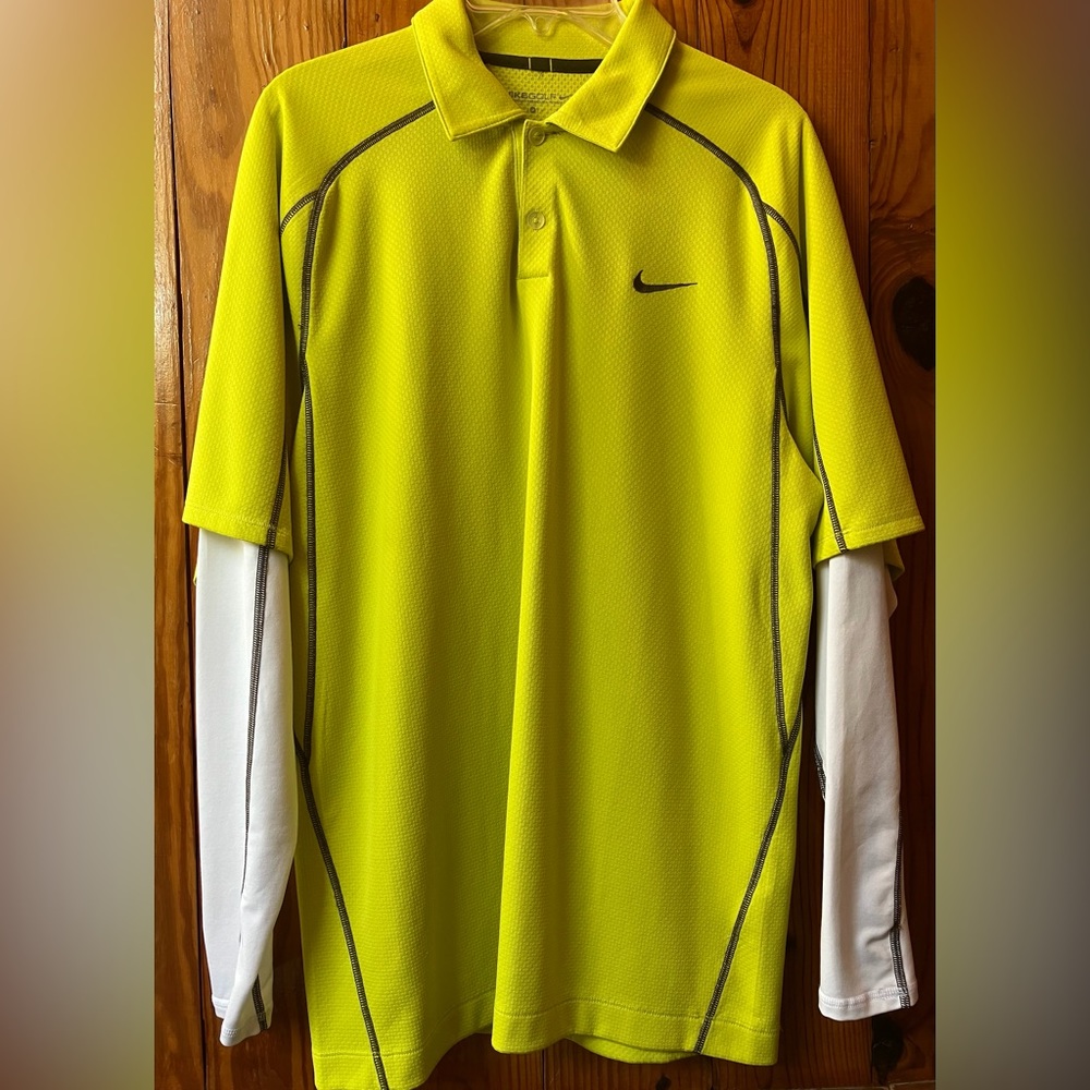 Nike Golf Long Sleeve Dri-Fit Polo MD